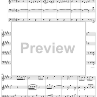 Quartet in E major - Full Score