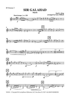 Sir Galahad - March - Clarinet 3 in Bb