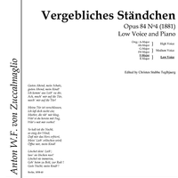 Vergebliches Ständchen Op.84 No. 4