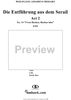 "Die Entführung aus dem Serail", Act 2, No. 14 "Vivat Bacchus, Bacchus lebe" - Full Score