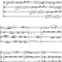 String Quartet No. 5, Movement 2 - Score