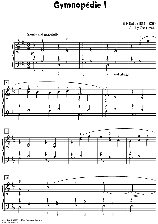 Gymnopédie I