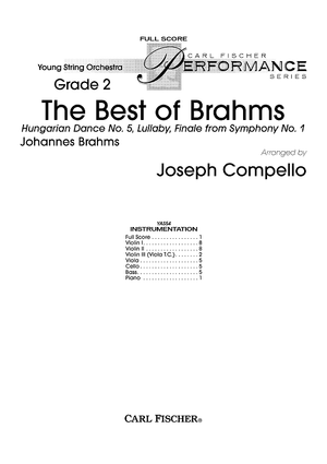 The Best Of Brahms - Score