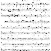 Concerto No. 6 in E Major  from "6 Concerti Grossi" - From "6 Concertos in 7 Parts" - Cello