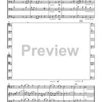 Chamber Suite in D Major for Cello Quartet or Choir - Score