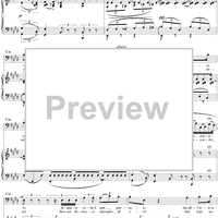 La forza del destino, Act 3, No. 17, Scene and Aria. "Morir! Tremenda cosa!", "Aura fatale del mio destino" and "Ah! Egli è salvo" - Score