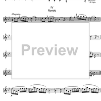 String Trio Bb Major D581B - Violin