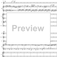 Flute & Harp Concerto in C Major, Movement 3 K297c (K299) - Full Score
