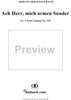 Ach Herr, mich armen Sünder - No. 1 from Cantata No. 135 - BWV135