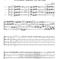 Overture: Barber of Seville - Score