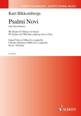 Psalmi novi No. 3 + 4 - Choral Score