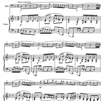 La Bavolet Flottant F Major - Score