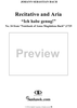 Recitativo and Aria "Ich habe genug!" - No. 34 from "Notebook of Anna Magdalena Bach" (1725)
