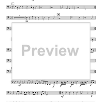 Fünffstimmigter blasender Music - Tuba