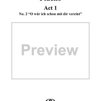 Fidelio, Op. 72, No. 2: "O wär ich schon mit dir vereint"