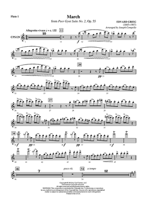 March (from Peer Gynt Suite No. 2) - Flute 1