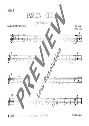Passion Choral - Violin II