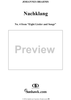 Nachklang - No. 1 from "Eight Lieder and Songs"  Op. 59