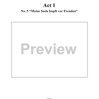 "Meine Seele hüpft vor Freuden", No. 5 from "Zaide", Act 1, K336b (K344) - Full Score