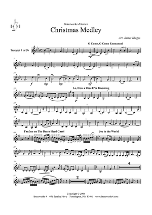 Christmas Medley - Trumpet 3