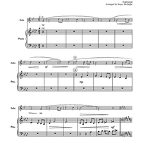 Amazing Grace - Piano Score