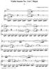 Violin Sonata No. 1 in C Major, K6 - Piano Score