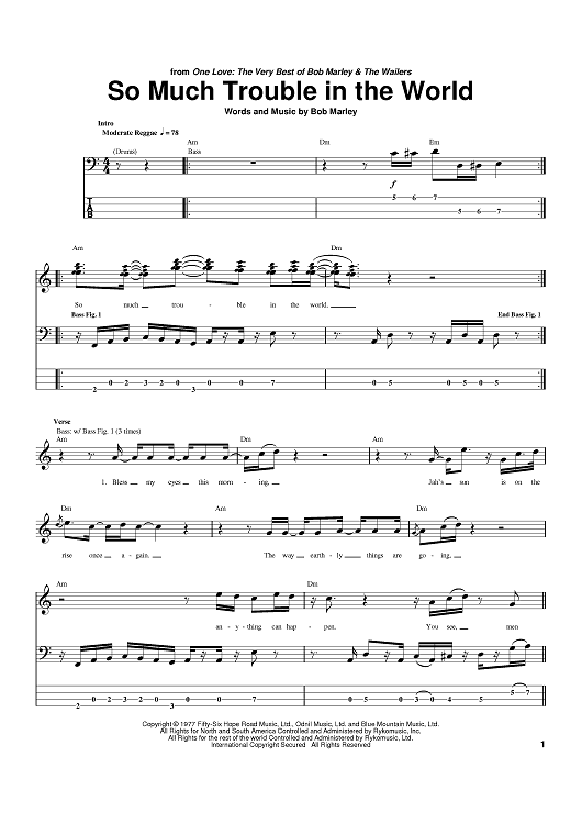 So Much Trouble In The World