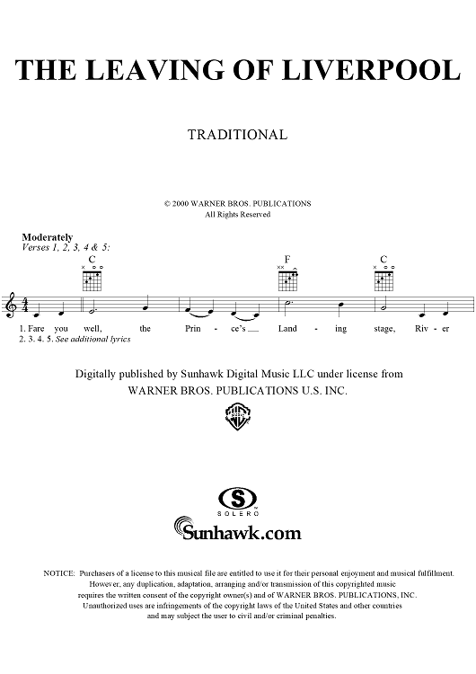 The Leaving of Liverpool