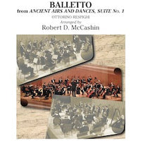 Balletto from Ancient Airs and Dances, Suite No. 1 - Score