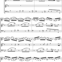 Sonata 6 for Clavier and Violin, 1st version, Adagio