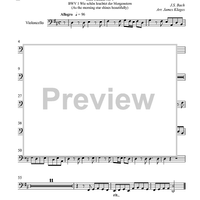 Aria (from Cantata No. 1) - Cello