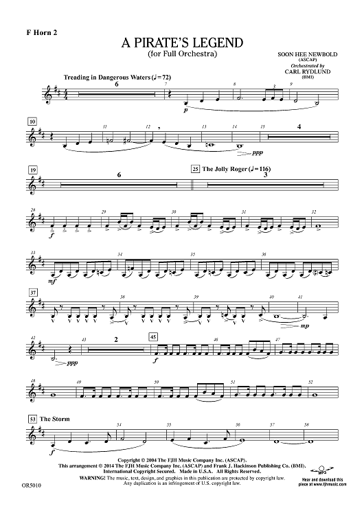 A Pirate's Legend - F Horn 2