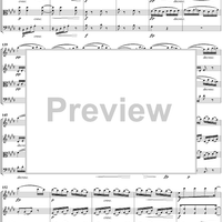 String Quartet No. 11 in E Major, Op. posth. 125, No. 2 - Score