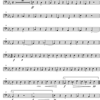 King George 1st Homage March - Double Bass