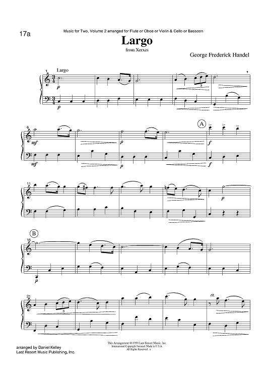 Largo - from Xerxes