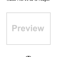 Suite No. 10 in G Major