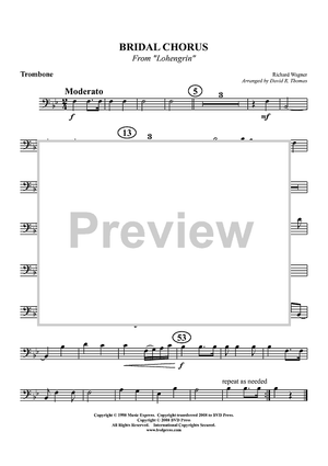 Bridal Chorus from "Lohengrin" - Trombone