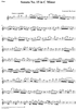 Sonata No. 15 in C Minor - Flute