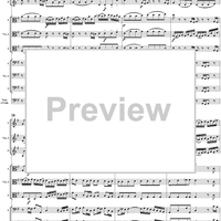 Brandenburg Concerto No. 3: Movement 1 - Score