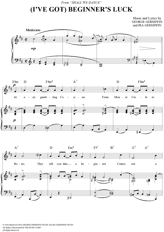 (I've Got) Beginner's Luck