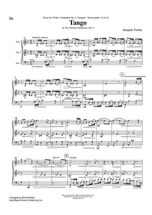 Tango - de Tres Danzas Andaluzas, Op. 8 - Score