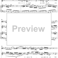 "Willkommen! will ich sagen," Aria, No. 3 from Cantata No. 27: Wer weiss, wie nahe mir mein Ende, BWV27 - Piano Score