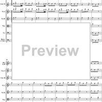 Presto - No. 5 from "Water Music Suite No. 1 in F" - HWV348 - Full Score