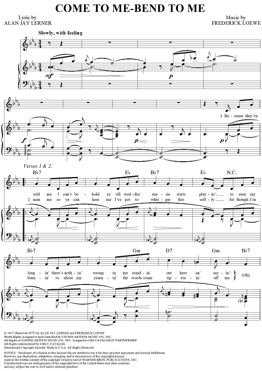 Come to Me - Bend to Me