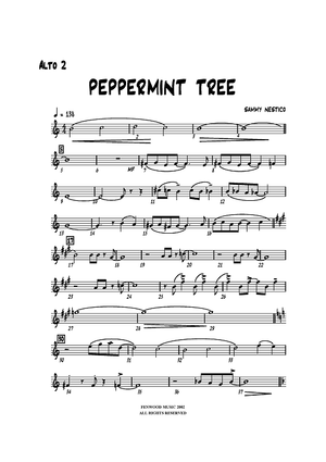 Peppermint Tree - Alto Sax 2