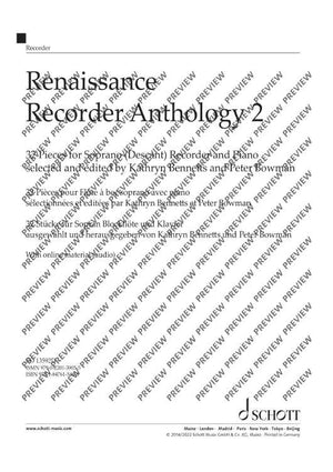 Renaissance Recorder Anthology 2