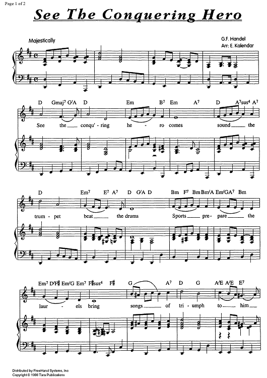 See the Conquering Hero