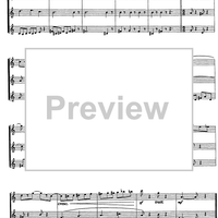 Quattro Bagatelle - Score