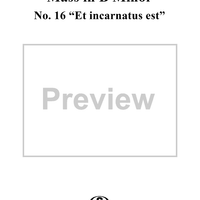 Mass in B Minor, BWV232, No. 16: "Et incarnatus est"