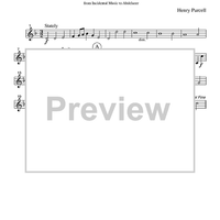 Rondeau - from Incidental Music to Abdelazer - Part 2 Flute, Oboe or Violin